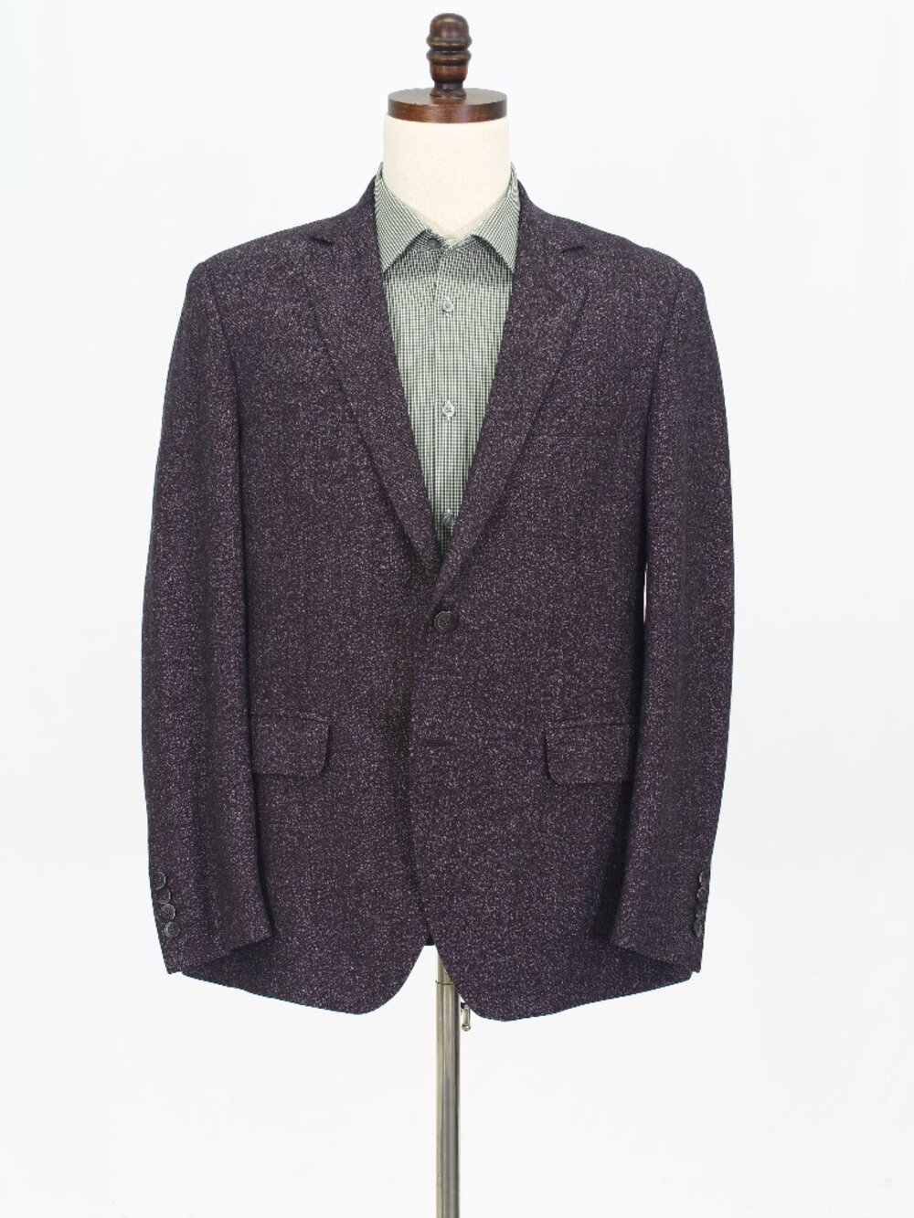 Coppley 44R Purple Blazer Sport Coat Jacket 2-Button Solid W516